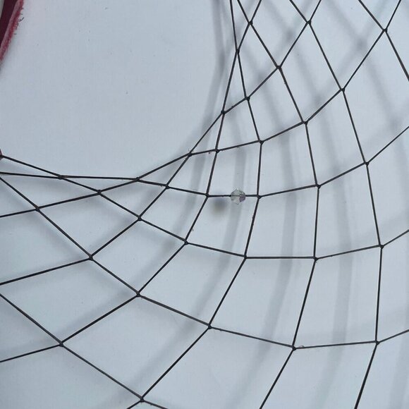Handmade Dream Catcher Feathers Atikamekw Nation Indigenous Canada Diam. 12 inch - Picture 6 of 13